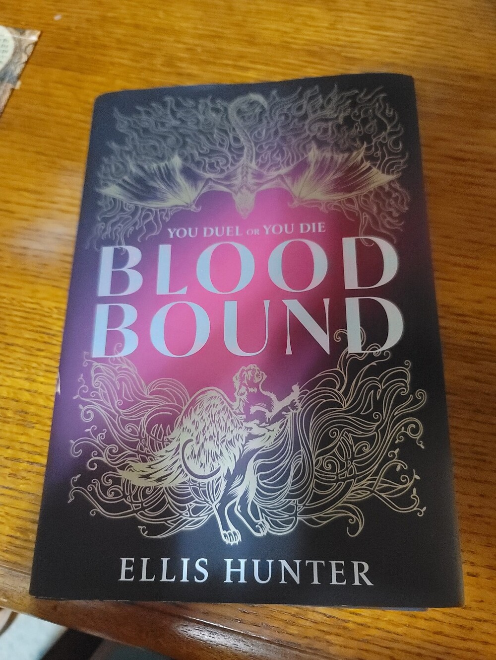 Upsidown Misprint Of Blood Bound By Ellis Hunter